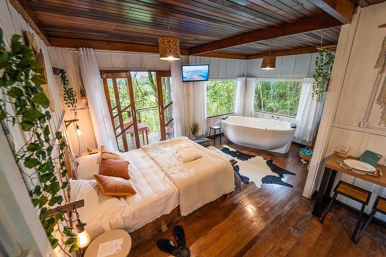 Cabana Kai | Com hidro e cinema ao ar livre