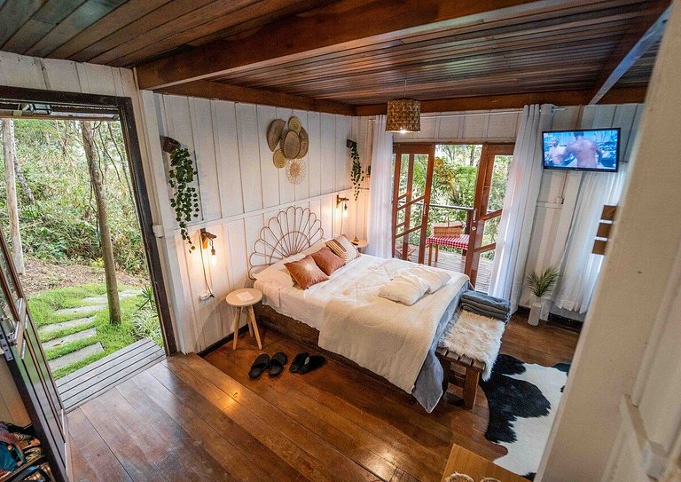 Cabana Kai | Com hidro e cinema ao ar livre