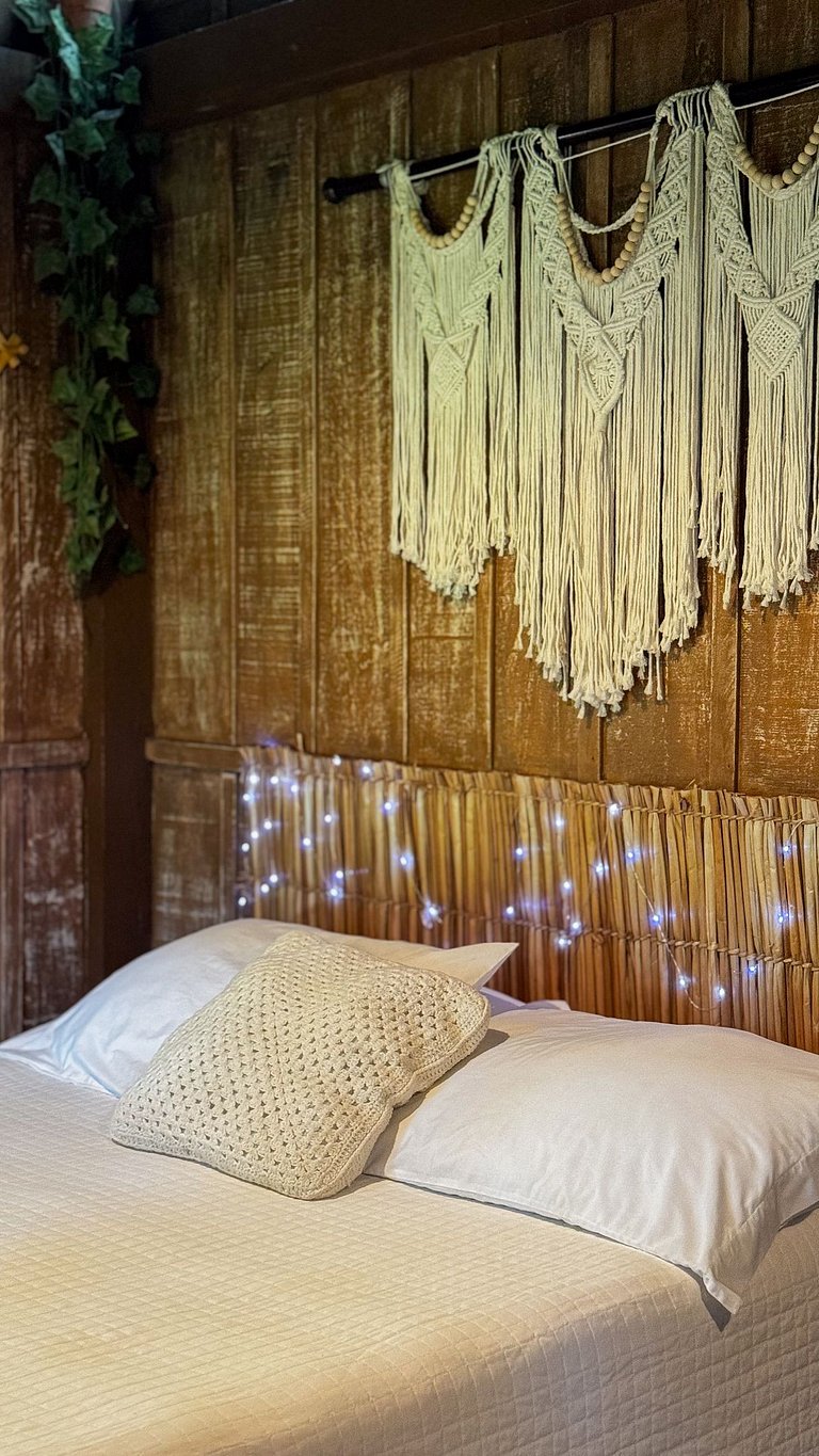 Cabana Nalu | Romântica com hidro e rede suspensa