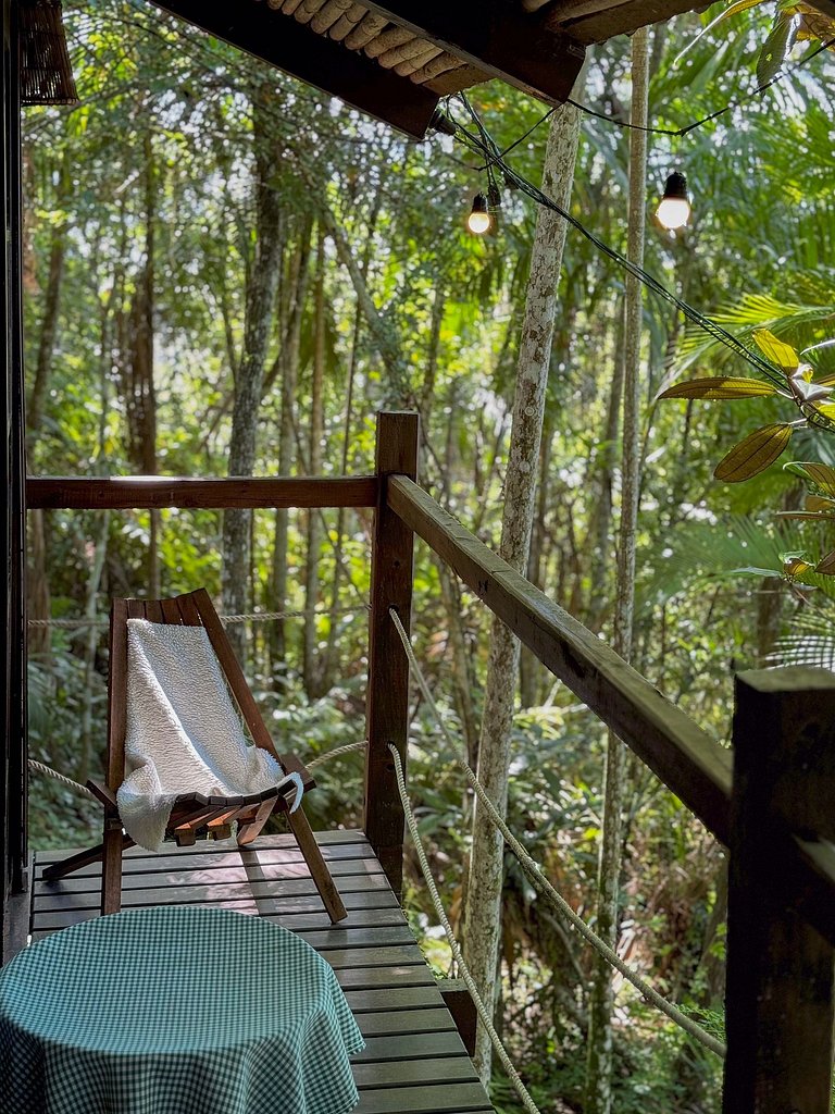 Cabana Nalu | Romântica com hidro e rede suspensa