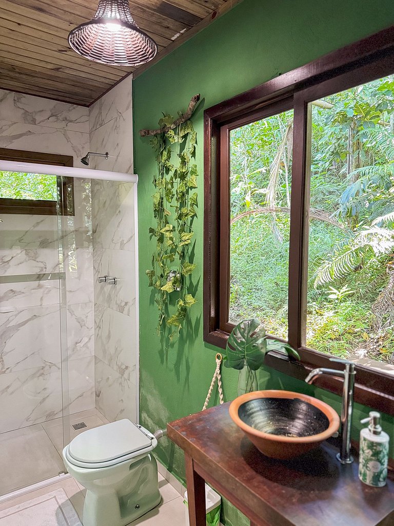 Cabana Nalu | Romântica com hidro e rede suspensa