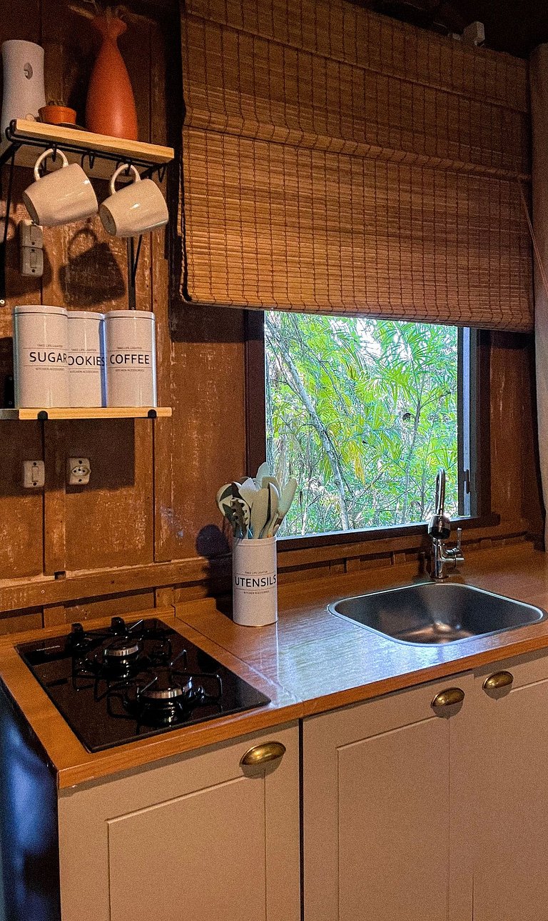 Cabana Nalu | Romântica com hidro e rede suspensa