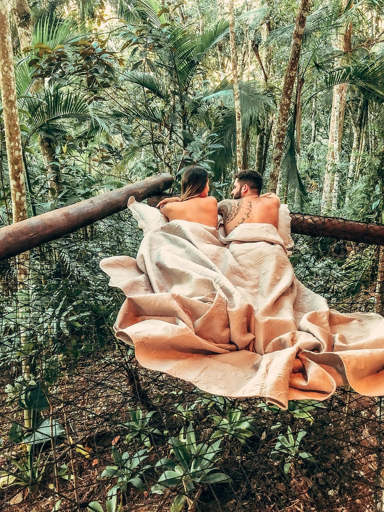 Cabana Nalu | Romântica com hidro e rede suspensa