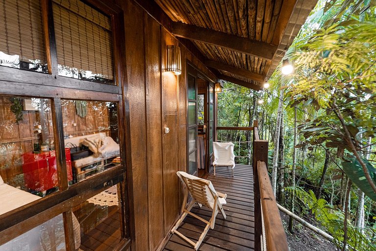 Cabana Nalu | Romântica com hidro e rede suspensa